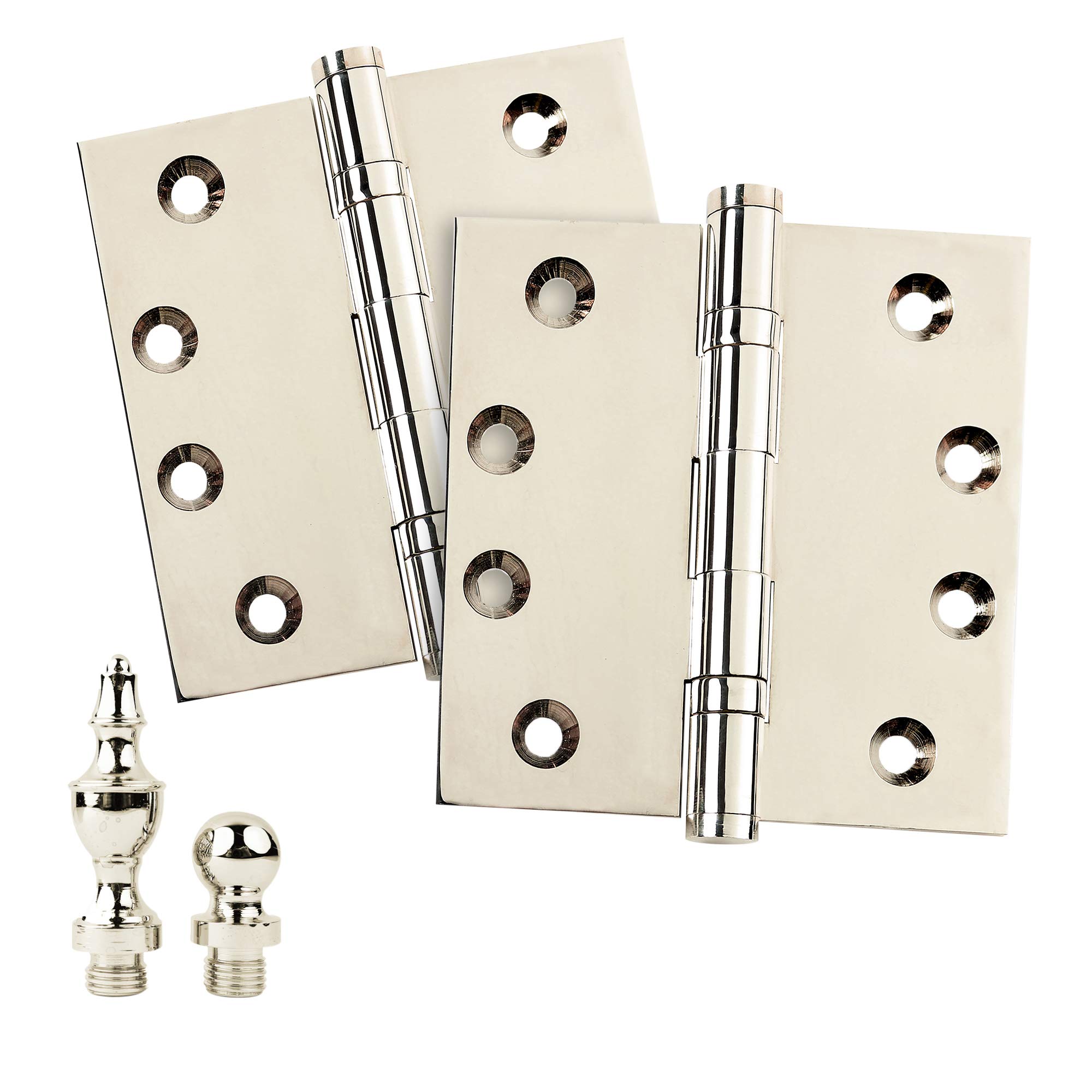 Buy 2 Door Hinges 4" x 4" Extruded Solid Brass Ball Bearing Hinge Heavy