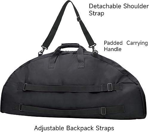 Miniatura 4 de TaktZeit Estuche de arco compuesto táctico suave para caza 36"44" longitud arco bolsa con correa ajustable