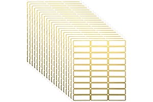 Supreme Shipping Labels with Gold Foil Borders Enhance Your Packaging