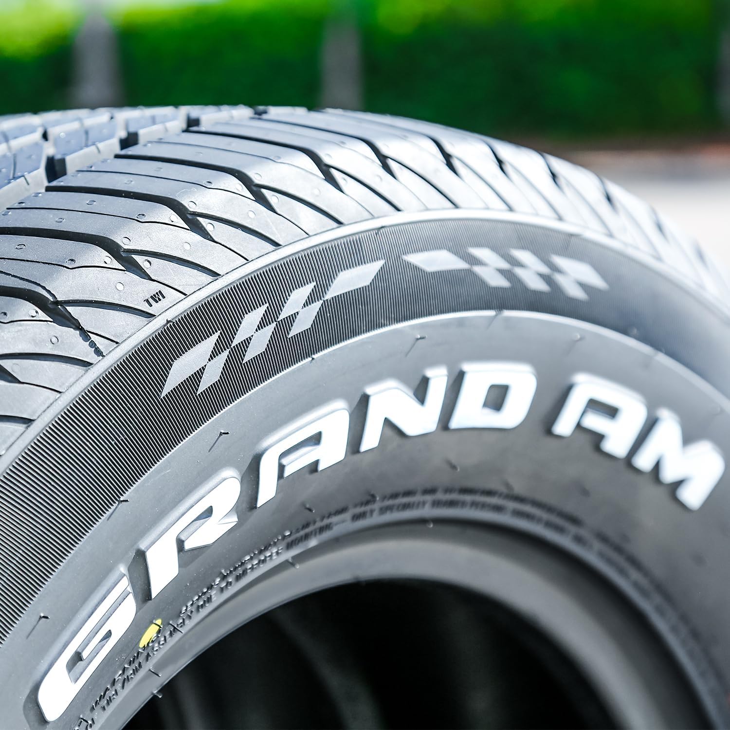 Venom Power Grand AM Truck/SUV All-Season Touring Radial Tire-245/60R15 245/60/15 245/60-15 101V Load Range SL 4-Ply RWL Raised White Letters