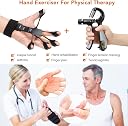 Leosportz Hand Grip Strengthener with Finger Exerciser - New Improved Desgine 10-100 kg Adjustable Hand Grip | Wrist Training Exerciser (Hand grip + Finger Exerciser) gallery image