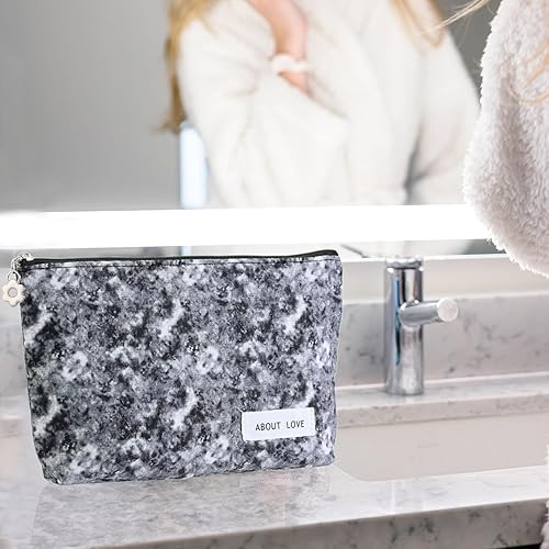 Miniatura 6 de SEAMOON Bolsa de cosméticos, bolsa de maquillaje estética,Pequeña bolsa de maquillaje para viajes,Bolsa de cosméticos de gran capacidad para