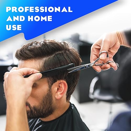Miniatura 6 de Sirabe Tijeras profesionales para el cabello, cuchillas extremadamente afiladas de 6.5 pulgadas, tijeras de corte de pelo, kit de tijeras de corte