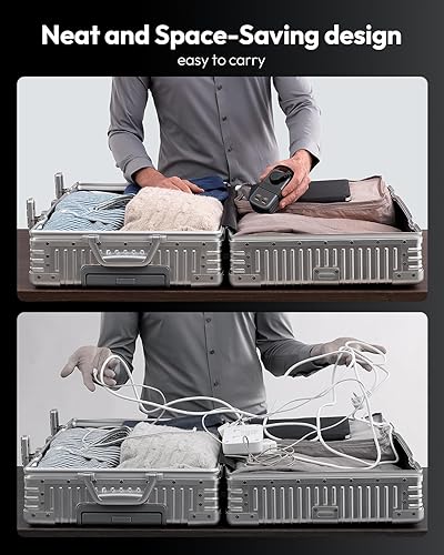 Miniatura 8 de NTONPOWER GAN Ultra - Estación de carga rápida USB de 65 W, regleta de alimentación de viaje 7 en 1 con 3 tomas, 4 USB (2 USB C), cable de extensión