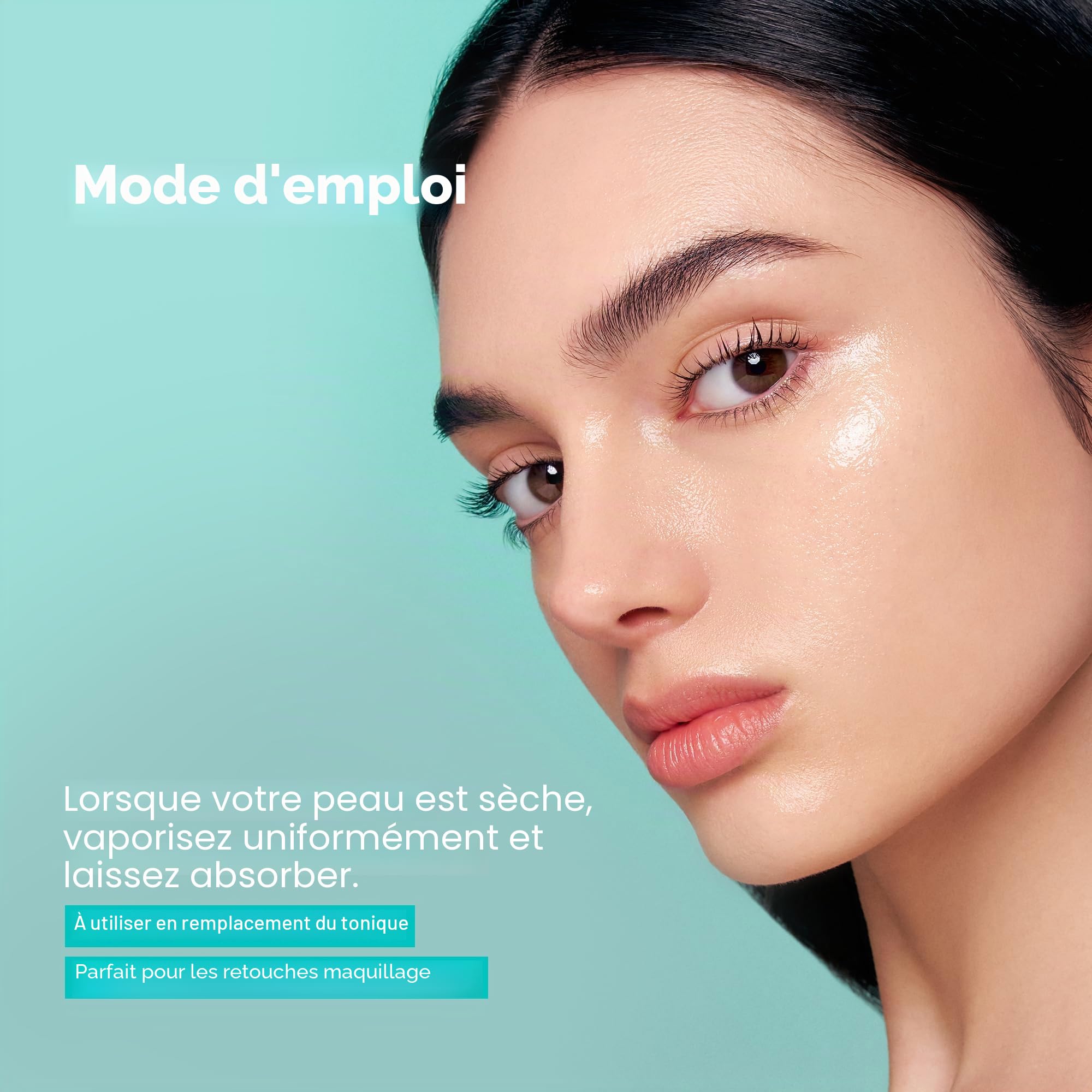 VT COSMETICS PDRN Glow Ampoule en spray hydratant profondément pour le visage - Sérum léger végétalien - Effet repulpant - Sans parfum - Soin coréen de la peau - 100 ml