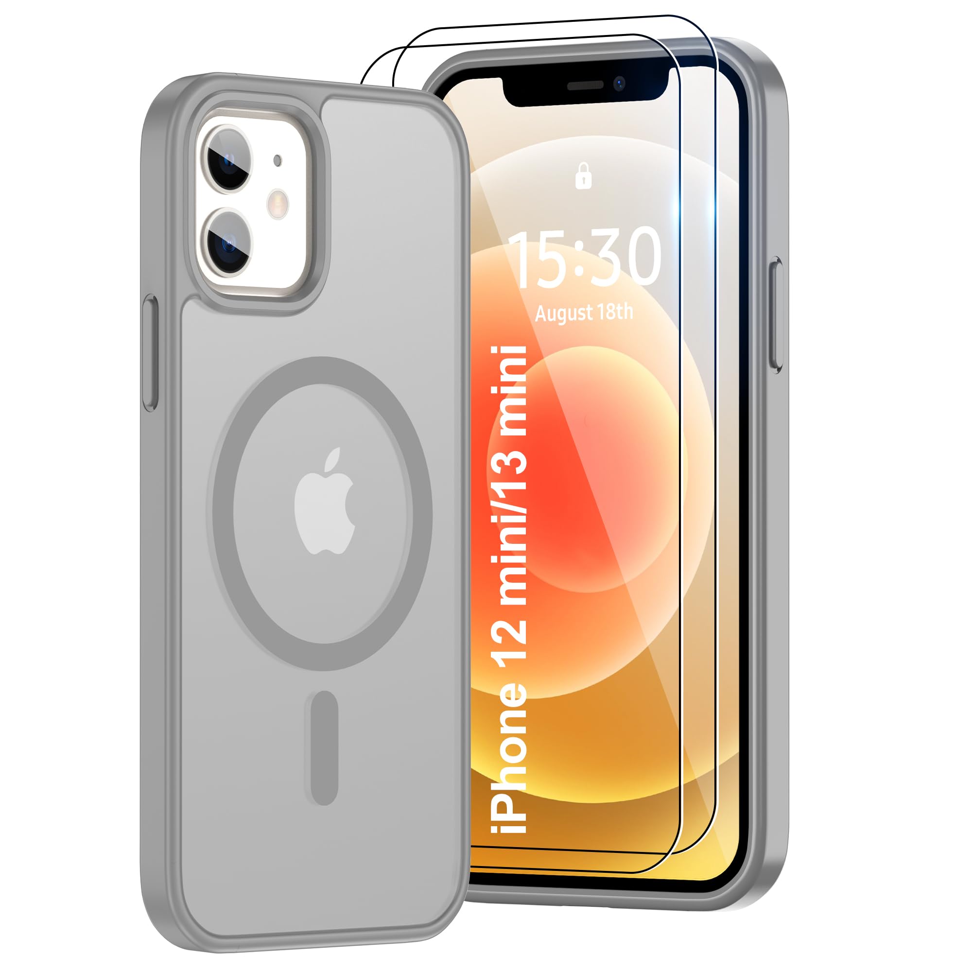 Coque magnétique iPhone 12 Mini pour éviter les rayures d'écran - 8