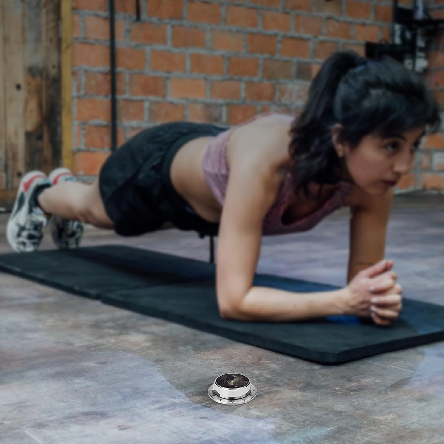 Hacker Timer Stainless Steel Kitchen Timers Waterproof & Rust-Proof 60 Minute Mechanical Timer with Loud Alarm for Cooking, Baking, Fitness