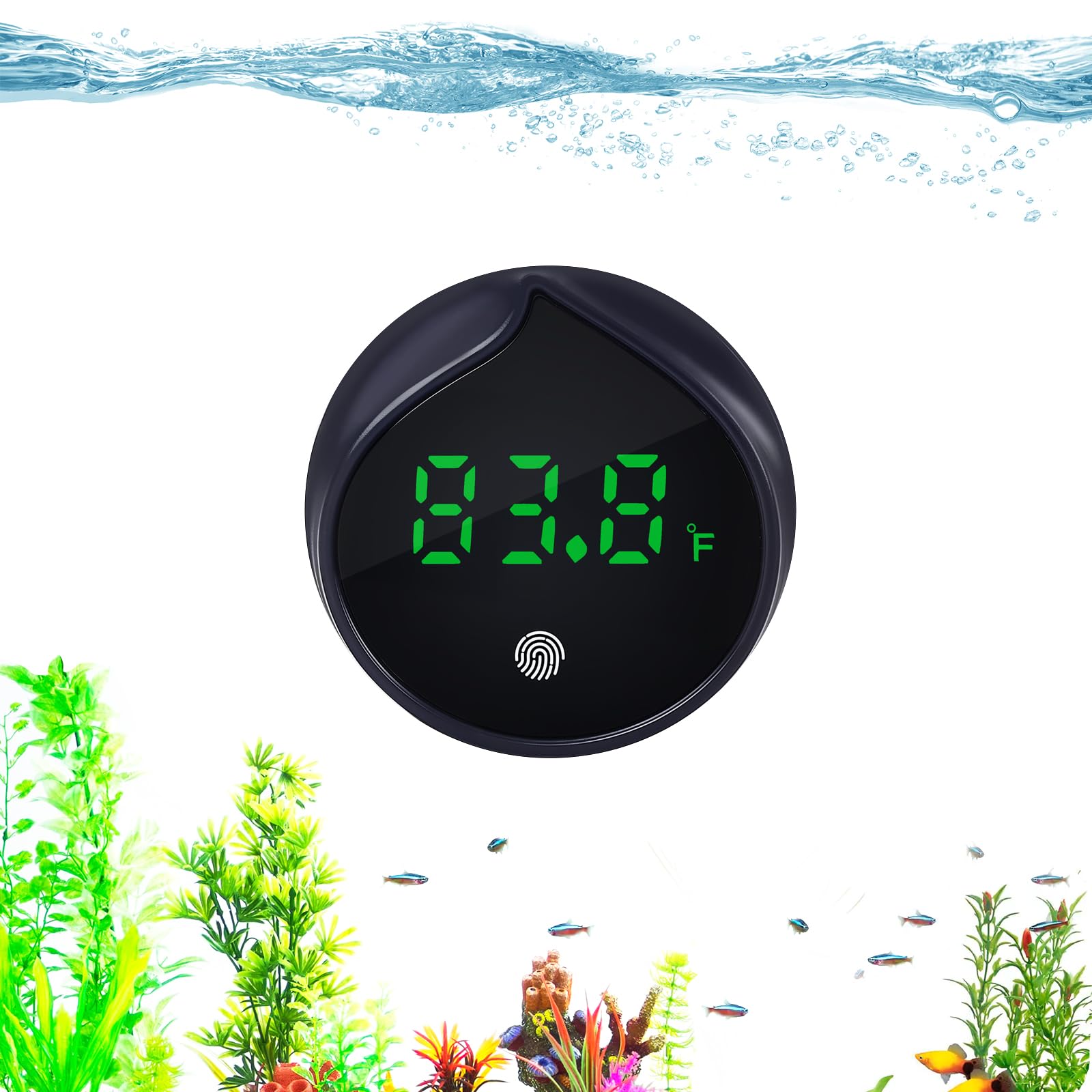 Removable Aquarium Water Thermometer with Touch Screen Digital Fish Tank Thermometer LED Display 1 0 5 Fish Tank