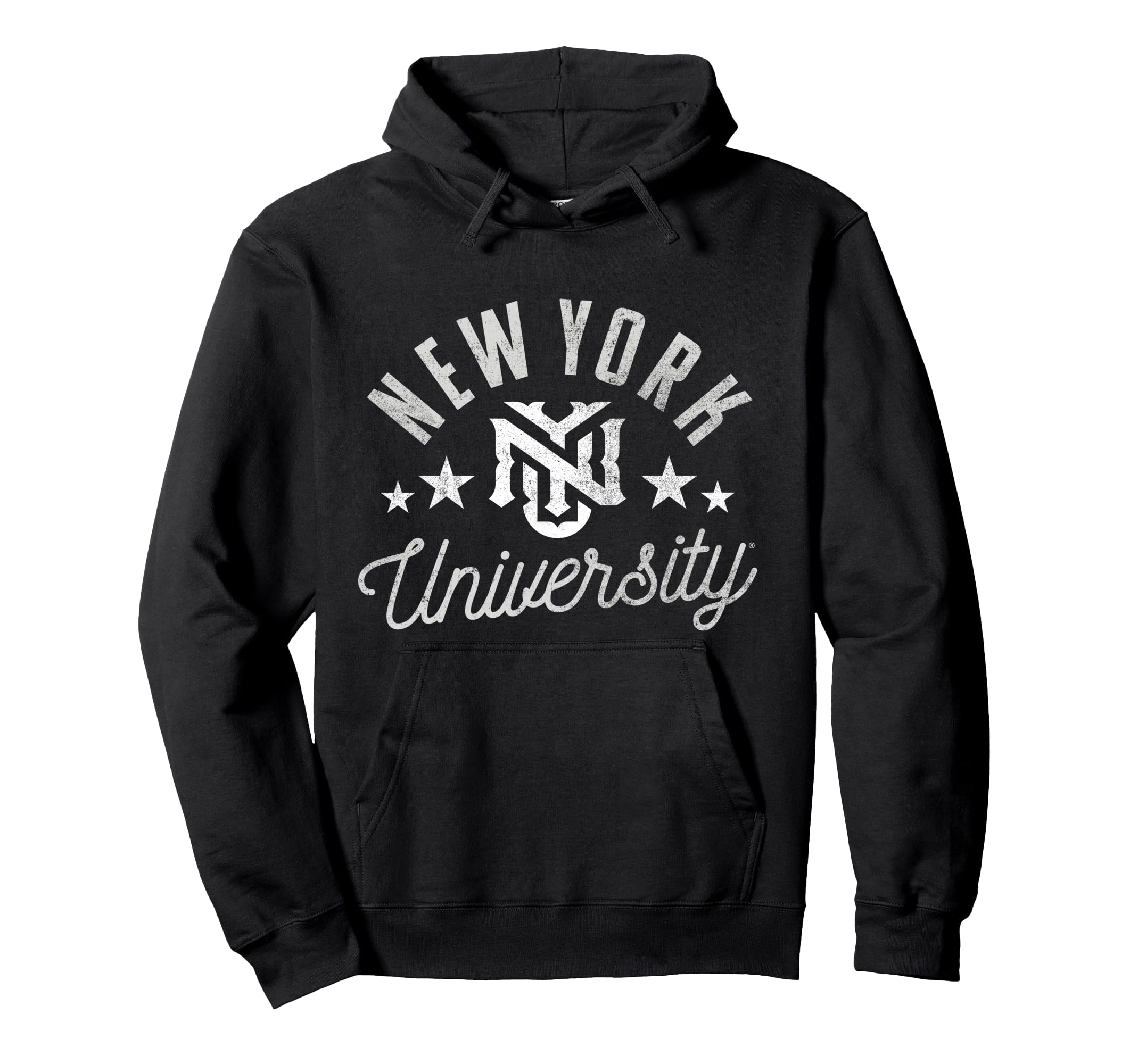 New York University NYU Violets Logo Pullover Hoodie