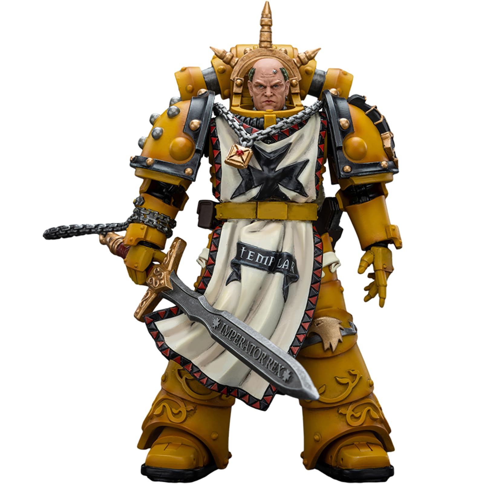 JOYTOY Warhammer 40k Ultramarines, Figura de acción a escala 1/18 del Primarca Roboute Guilliman de los Ultramarines, Dedicado a ti que amas coleccionar — view 21