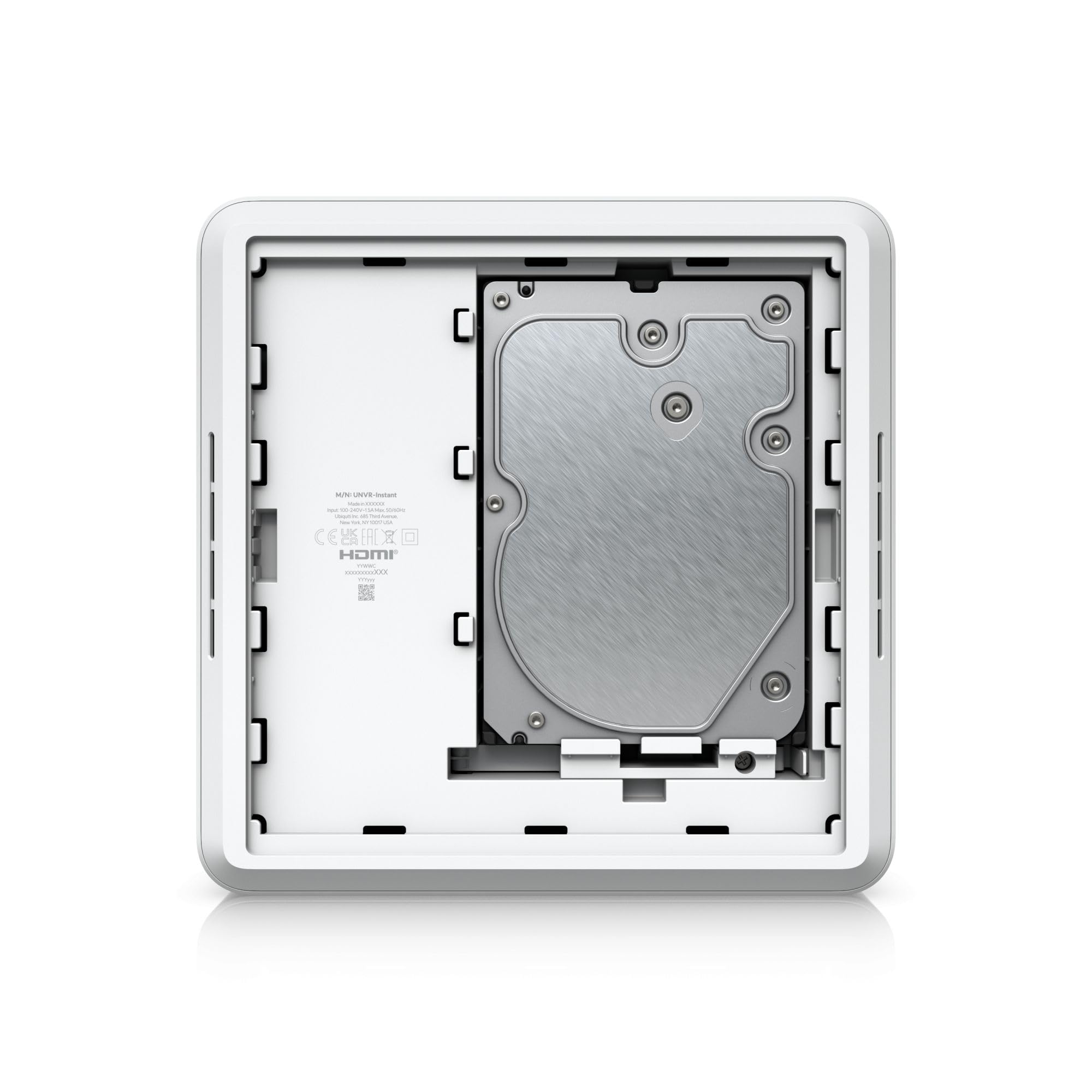 Gravador NVR Ubiquiti Instant 6 Canais 4K PoE Branco - UNVR-INSTANT