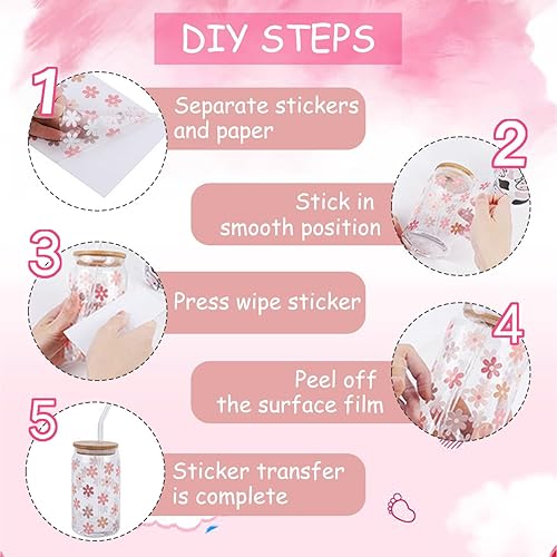 Miniatura 3 de YOKUSHI Envolturas de vasos UV DTF para 16 onzas, 15 hojas de calcomanías temáticas oceánicas UV DTF envolturas de tazas de transferencia para vasos