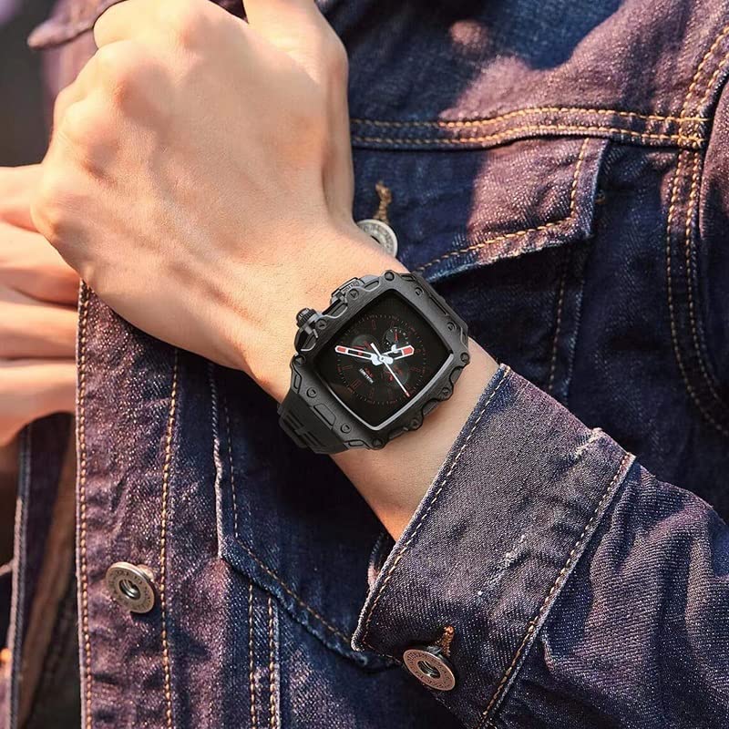 Protéger et modifier iWatch Series 8 7 6 SE avec le boîtier de montre métal