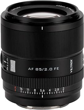 VILTROX Sony için 85mm F2 EVO FE Lens, Sony E-Mount için AF 85mm f/2 FE