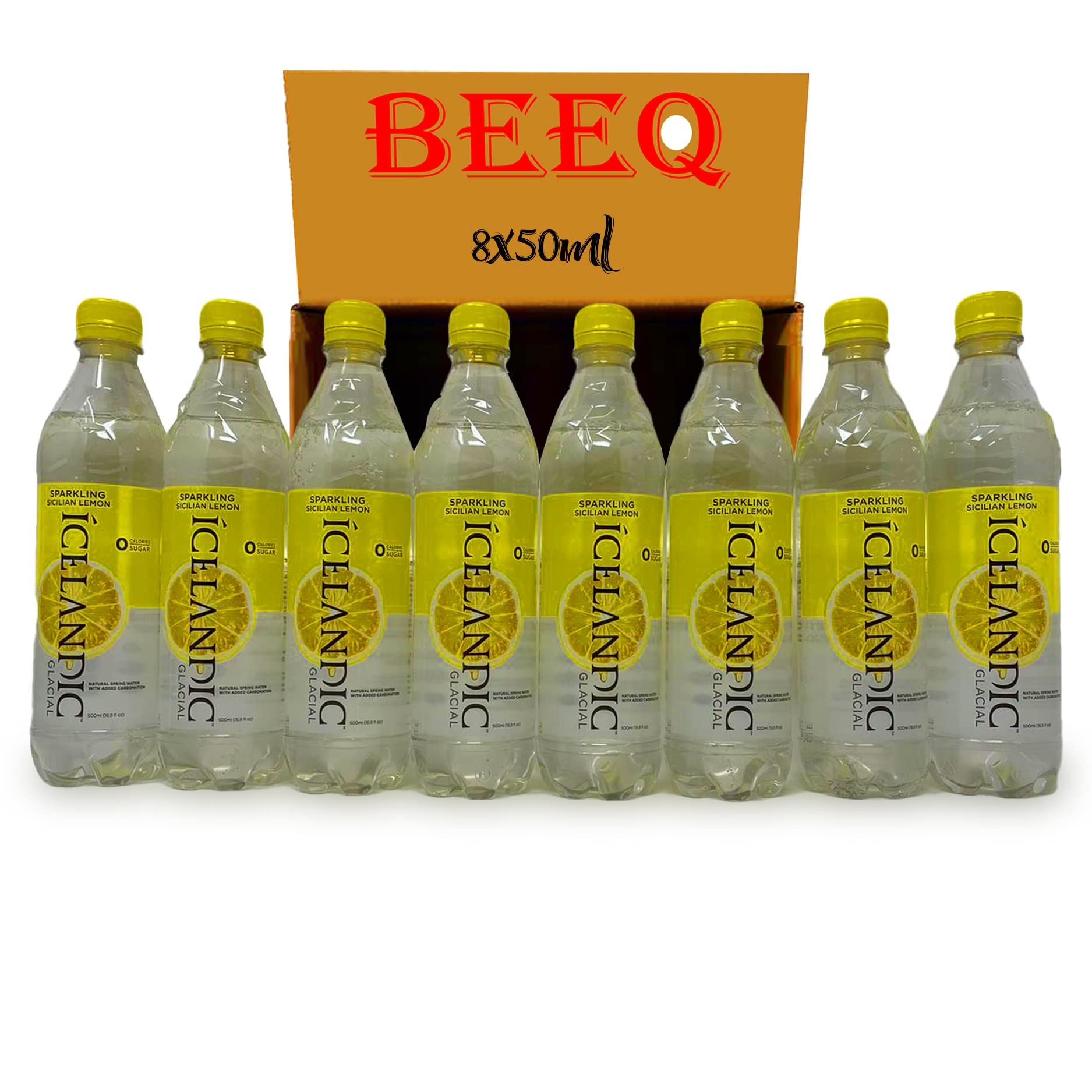 Buy BEEQ Glacial Sparkling Water, Sicilian Lemon, Made with natural