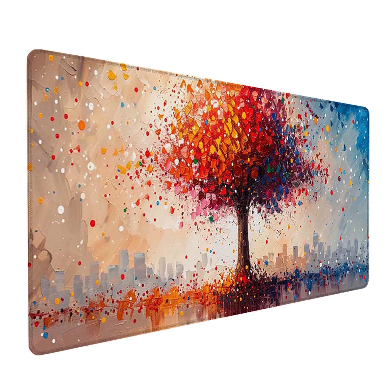 Podkładka pod mysz XXL 1600x800x3mm, kolorowa podkładka pod mysz do gier z antypoślizgową gumową powierzchnią, poprawia precyzję i szybkość, komputer dla gracza i akcesoria biurowe, prezent dla