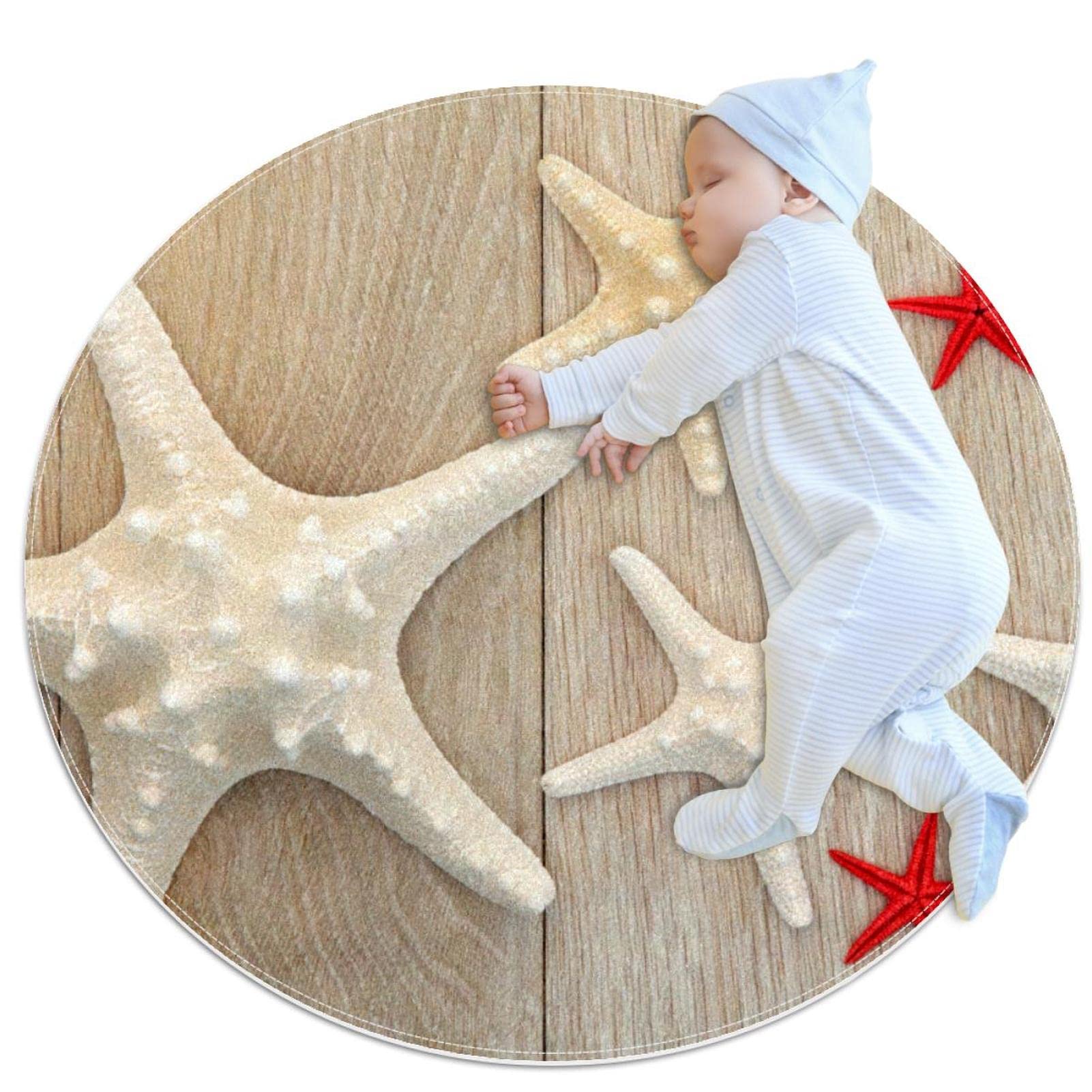 Tapis de jeu pour enfants isolant et antidérapant rond 80cm