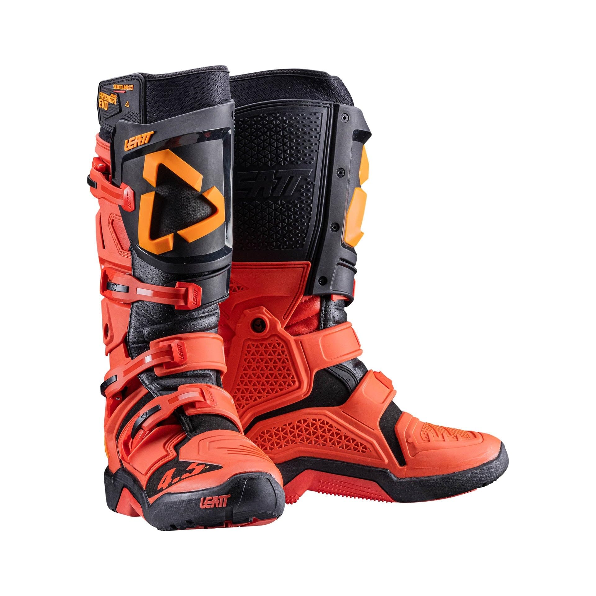 Leatt Moto 4.5 HYDRADRI Burn Red Shoes US11/UK10/EU45.5/CM29.5X, 45.5