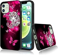 Vista 10 de Funda para iPhone 13, funda protectora de silicona suave a prueba de golpes con diseño de girasol de mariposa colorida para iPhone 13