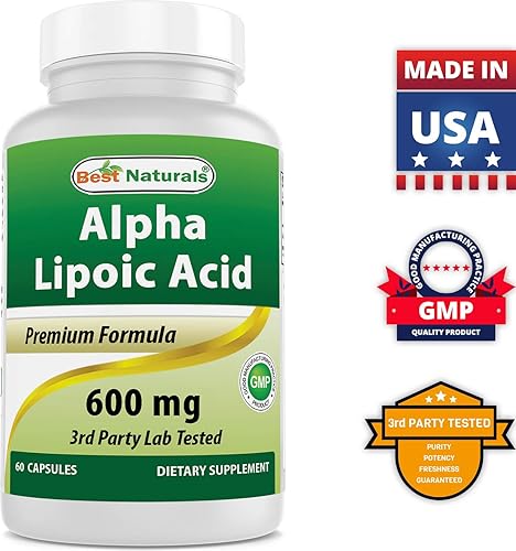 Miniatura 6 de Best Naturals Ácido alfa lipoico 600 mg y óxido de magnesio 500 mg