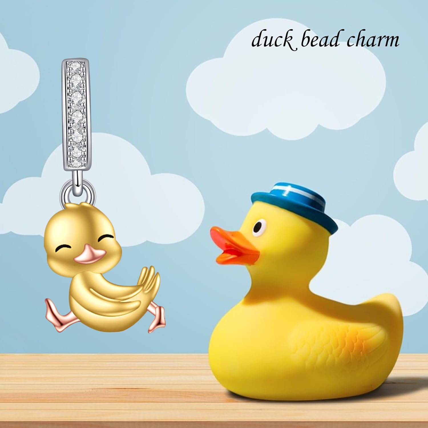 URONE Duck/Guinea Pig Charms Beads Fits Charms Bracelets for Women 925 Sterling Silver Bead Animal Jewelry Gifts for Women Bracelet&Necklace - Image 5