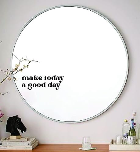 Make Today A Good Day - Adhesivo decorativo para pared, diseño de espejo, para dormitorio, decoración del hogar, niñas, mujeres, hijas,
