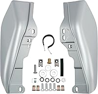 Vista 13 de HR3 Auburn Sunglo & Black Hole con escudo térmico de aire con marco medio deflectores compatibles con 2019 CVO Limited FLHTKSE Adecuado para Harley