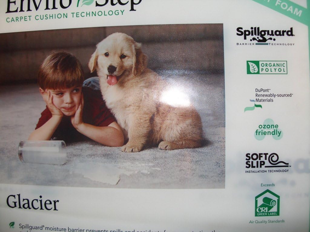 Spillguard Barrier Rug Pad | Visco- Elastic Memory Foam | 2' x 8' | 1/2" Thick