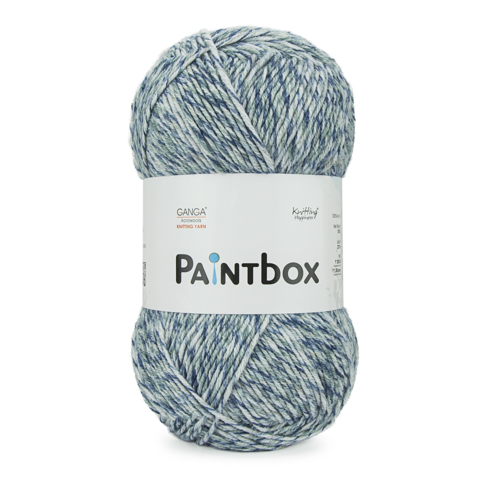 Ganga Acrowools Paintbox, Dk Weight Acrylic Hand Knitting Yarn Oekotex Class1 Certified (Ptb004 - Popsicle), 100 Gram, Multicolour (B0CPPD3SM1) Amazon Price History, Amazon Price Tracker