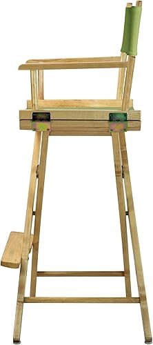 Miniatura 5 de Casual Home 230-00/021-72 - Silla de director de 30 in, marco natural, lona verde lima, altura de barra