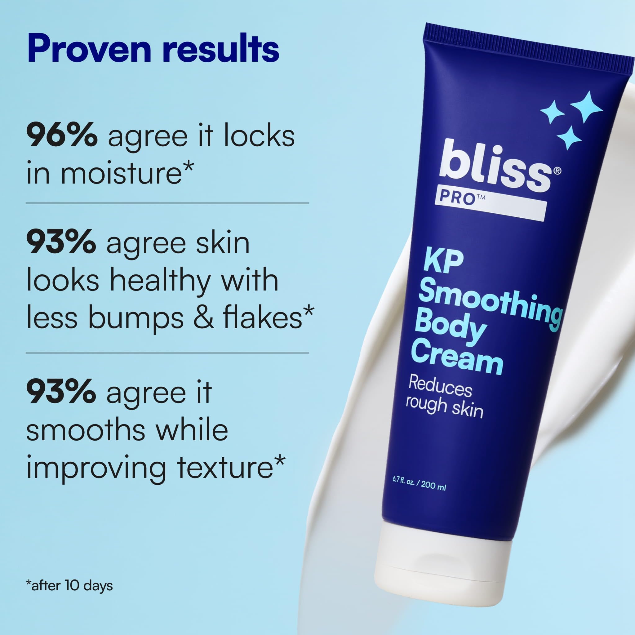 Bliss Loción Suavizante Para La Piel Body Butter Texture Takedown Keratosis Pilaris Kp 6.7 Fl Oz Para Pieles Ásperas Y Con Bultos 10% Aha + Escualano + Manteca De Karité Limpia Vegana Sin Crueldad