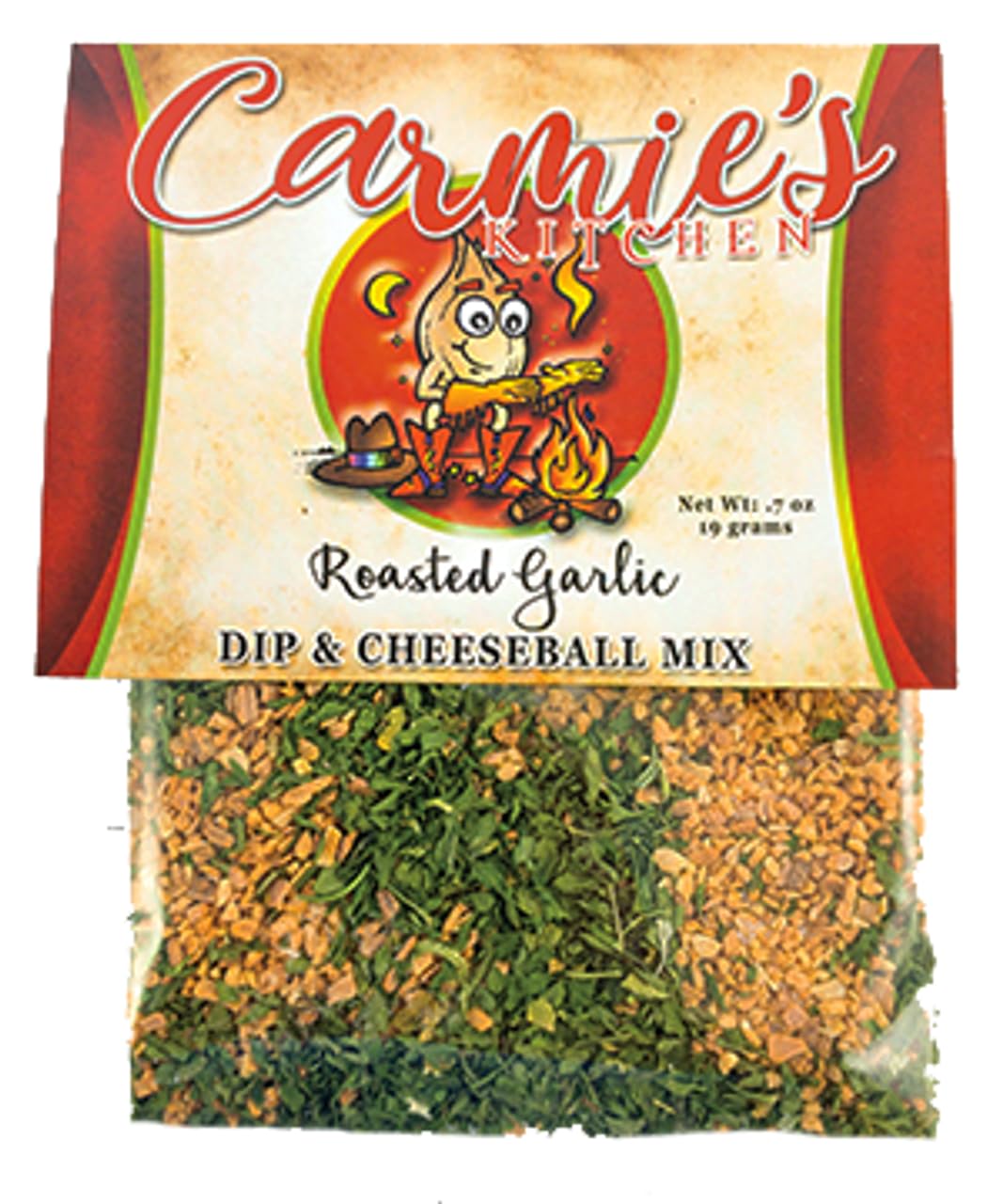 Carmie's Kitchen Roasted Garlic Dip Mix, 0.7 Ounce