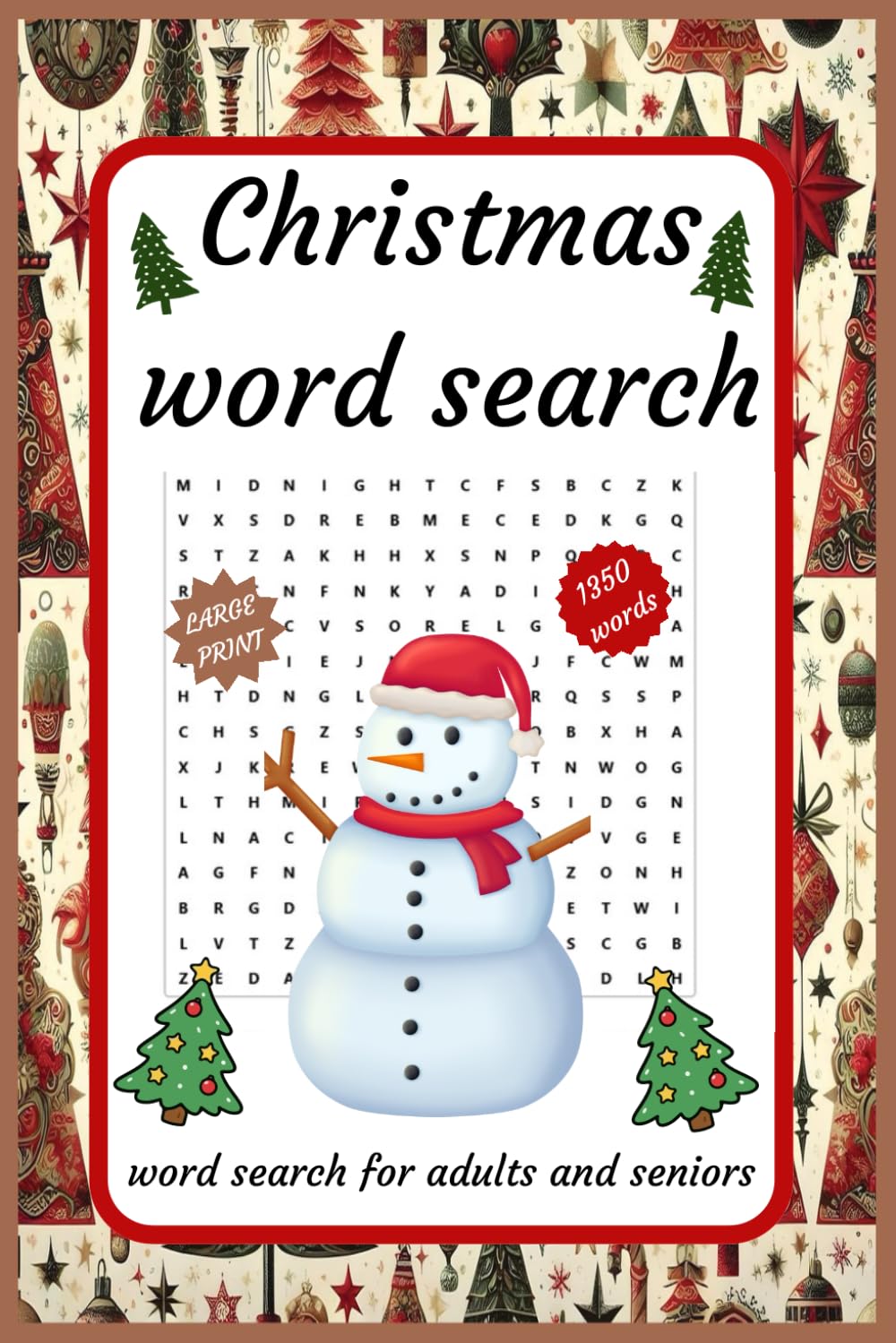 Christmas Word Search: Word Search for Adults And Seniors
