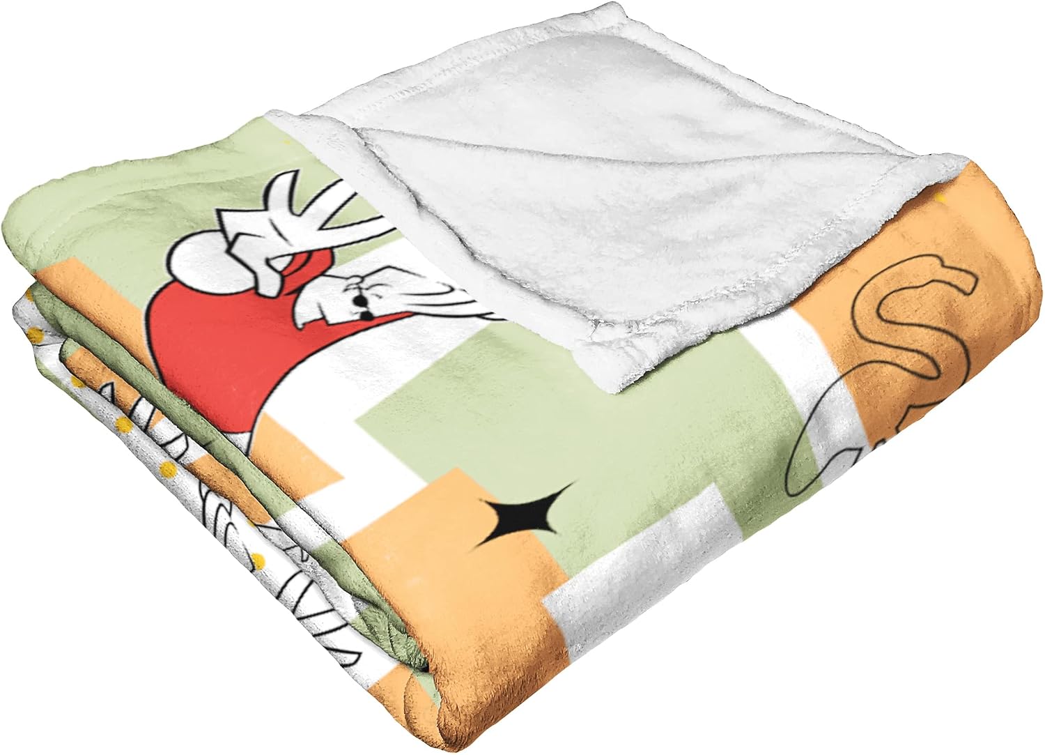 NORTHWEST Cartoon Network - Johnny Bravo Silk Touch Throw Blanket, 50" x 60", Johnny's Moves