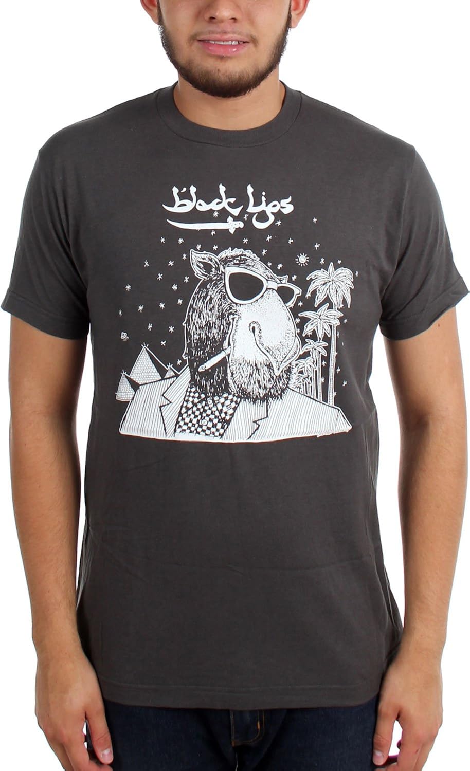 Black lips shirt Clearance