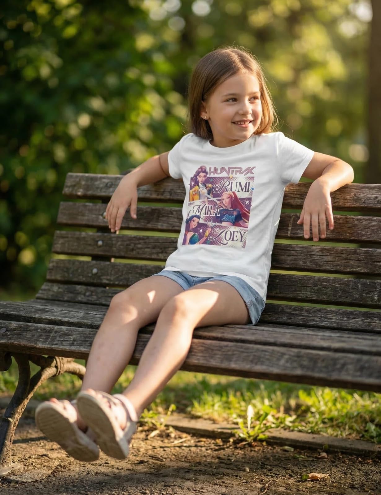 Vicyol S&D Camiseta K-Pop para Niños y Niñas. Camiseta de la Serie de Moda Huntrix. Camiseta de Las Guerreras de H. — view 2
