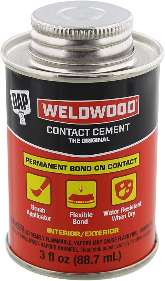 DAP 00107 Weldwood Original Contact Cement,3 oz DAP
