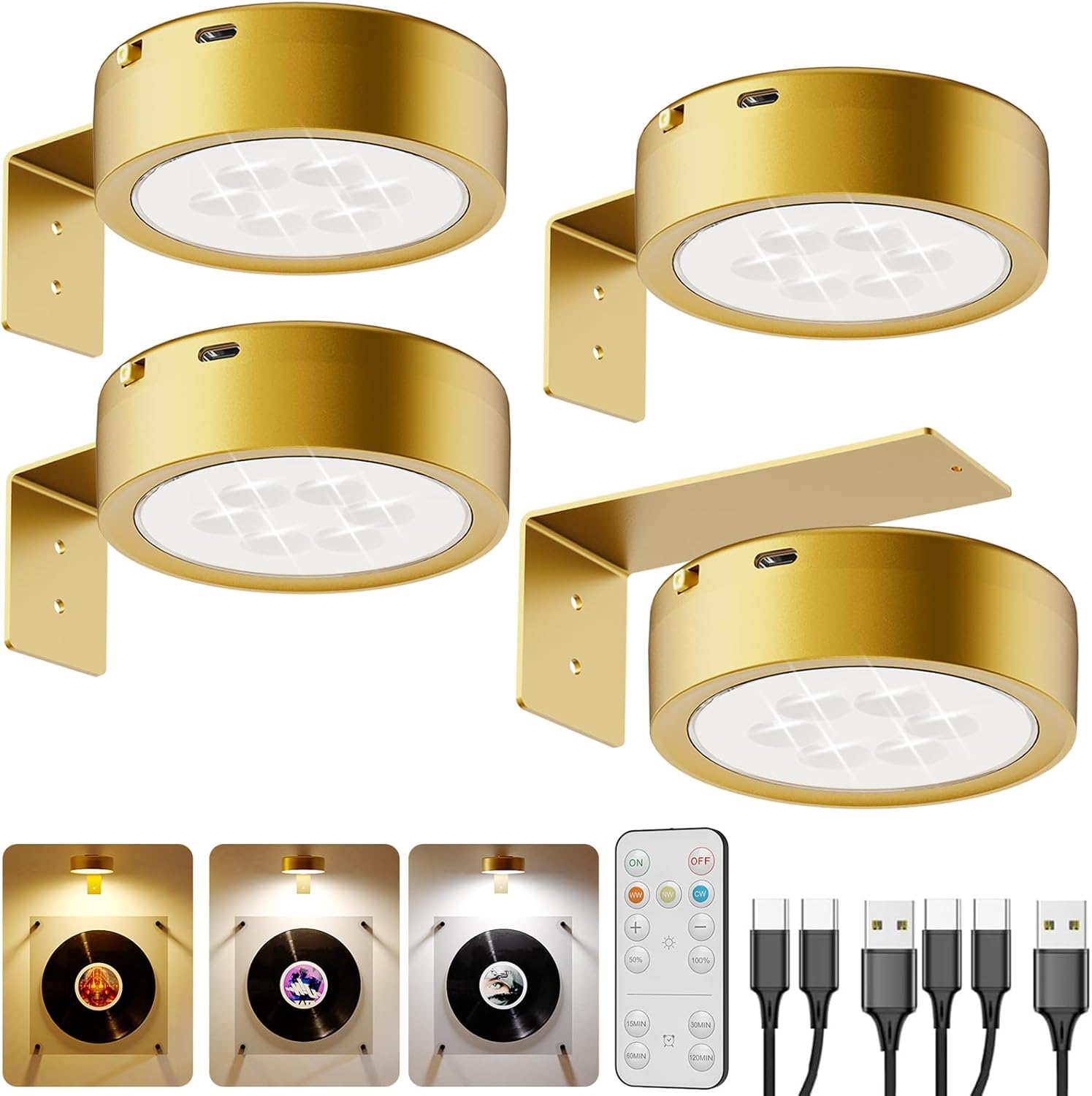 USB Rechargeable Light Over Picture Frame