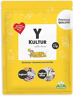 Gesponserte Anzeige – Y Joghurtkulturen 15g mildes Aroma, Joghurt selber Machen, Joghurtkultur, Ferment