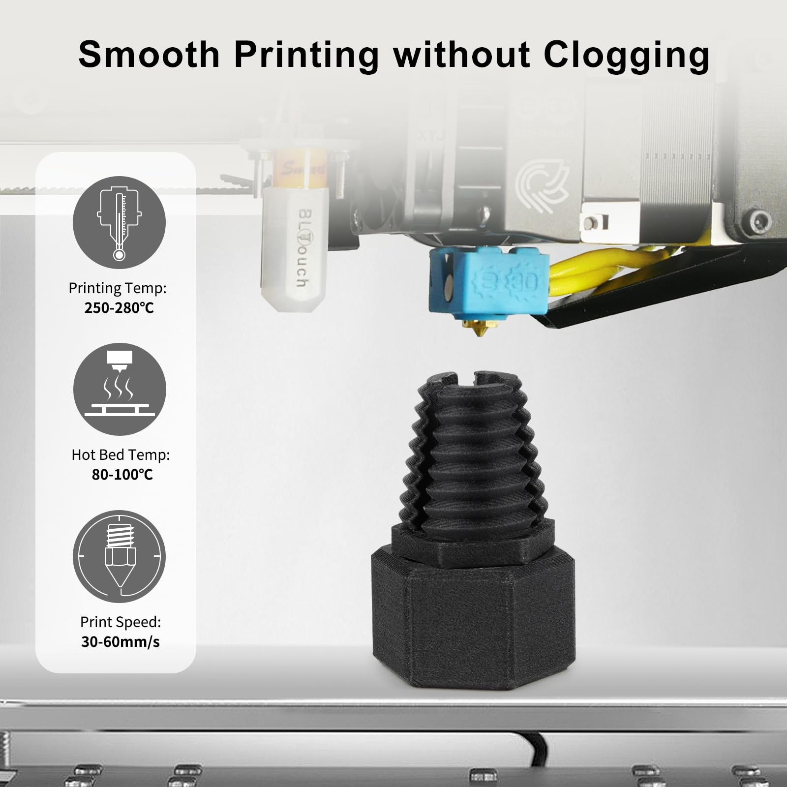 IEMAI Carbon Fiber ASA Filament 1KG, Schwarz ASA CF 3D Drucker Filament Mit 20% Carbon Fibre, Hochfest Wetterbeständig, Maßgenauigkeit +/- 0,02 mm