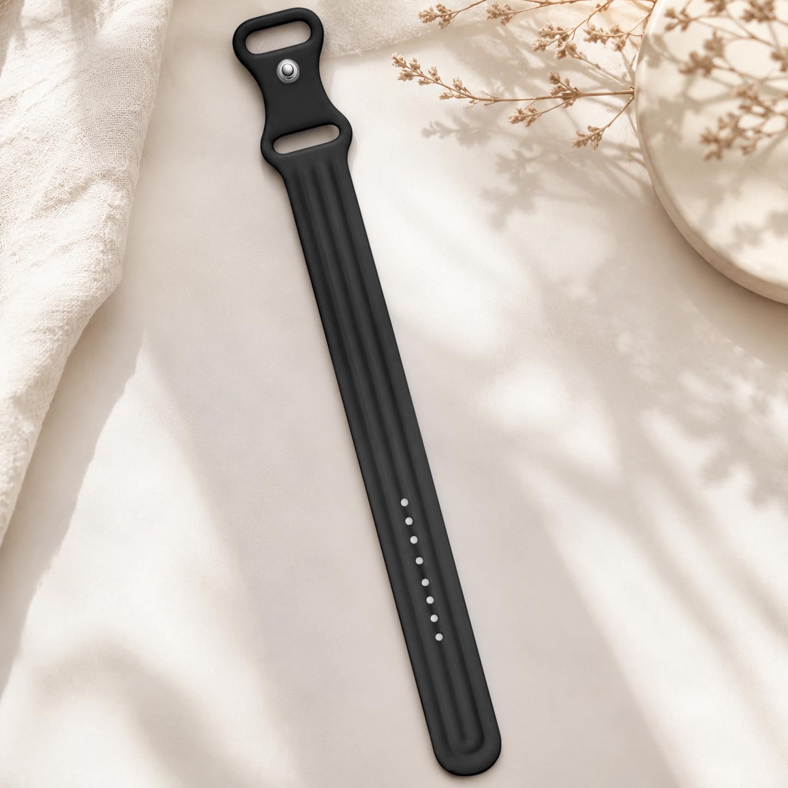Armband Kompatibel mit Fitbit Air Armband, Weiches Silikon Sportarmband Ersatzarmband für Fitbit Air, Verstellbar, Schweißfest und Wasserabweisend für Fitness, Joggen, Training und Alltag