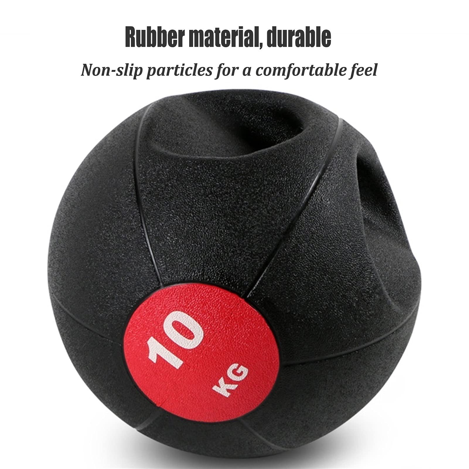 Pelota Medicinal Bola De Medicina Binaural, Gimnasio para El Hogar Equilibrio De Equilibrio De La Fuerza del Entrenamiento De La Fuerza De La Fuerza del Núcleo, 3KG/4KG/5KG/6KG/7KG/8KG/9KG/10KG