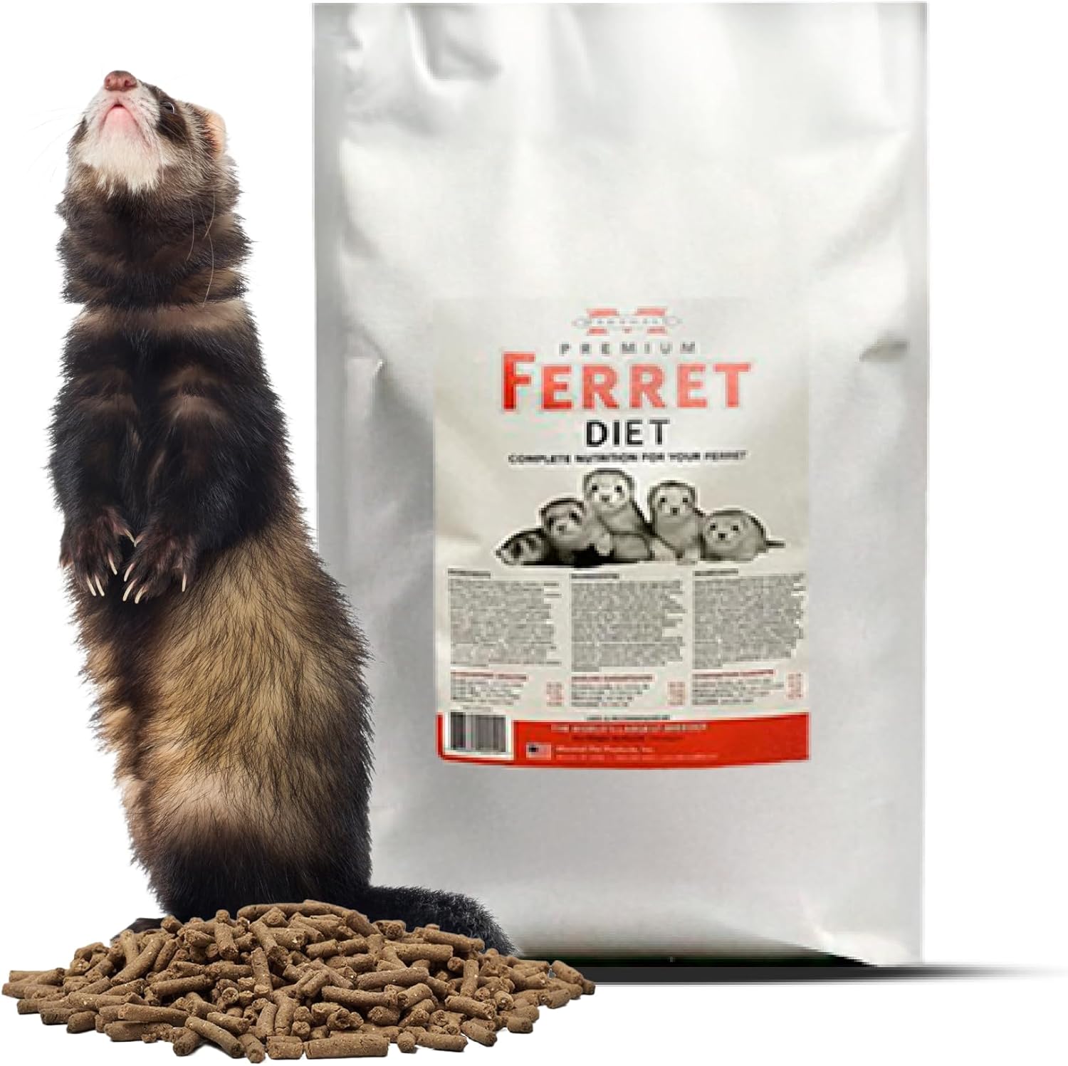 Marshall Premium Ferret Diet – 18-Pound Bag