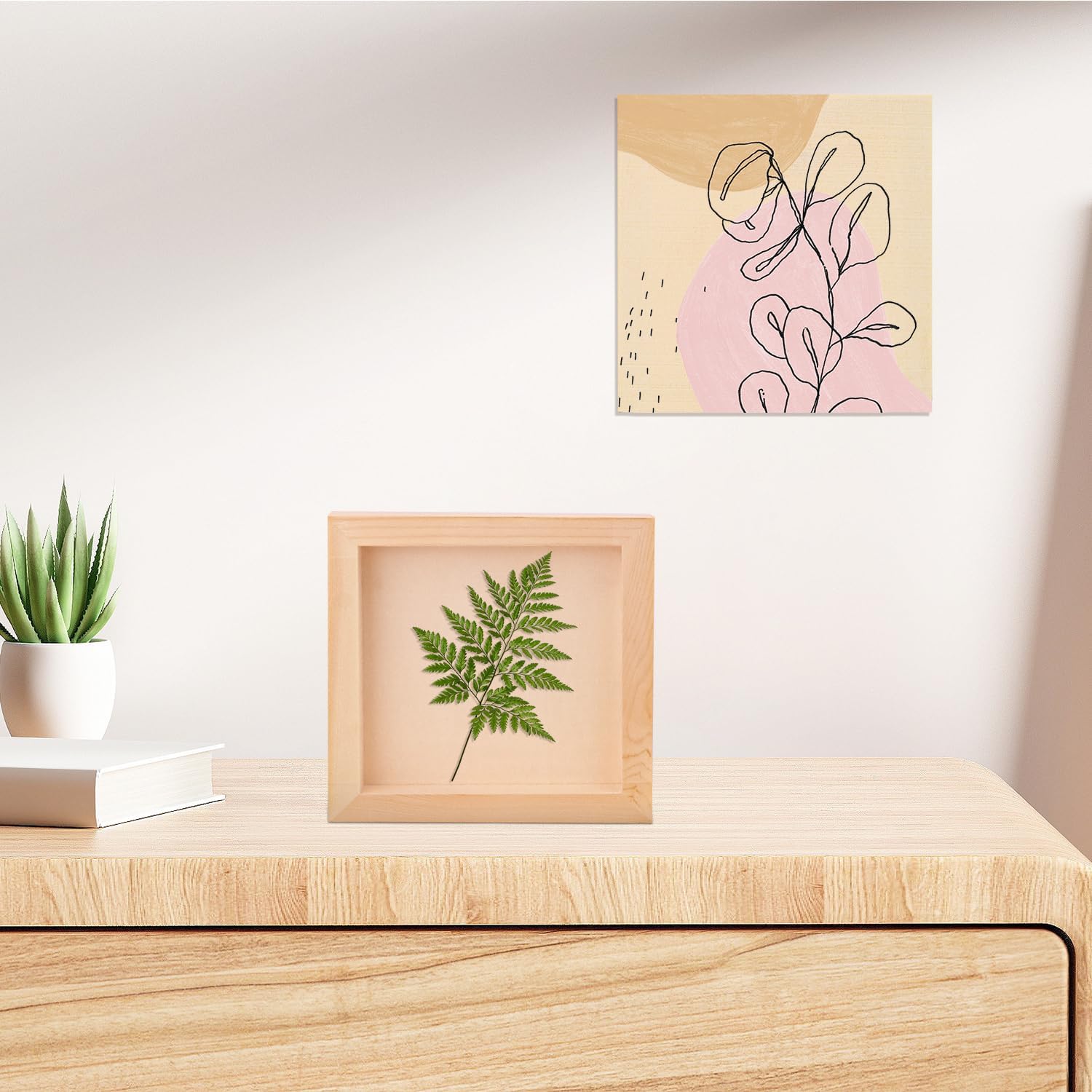 30 Pack Unfinished Wood Canvas Boards for Painting, 6 x 6 Inch Square Wooden Panels, Wood Panels Boards for Crafts and Painting, DIY Handicrafts, Home Decoration（Thickness 0.98 Inch）