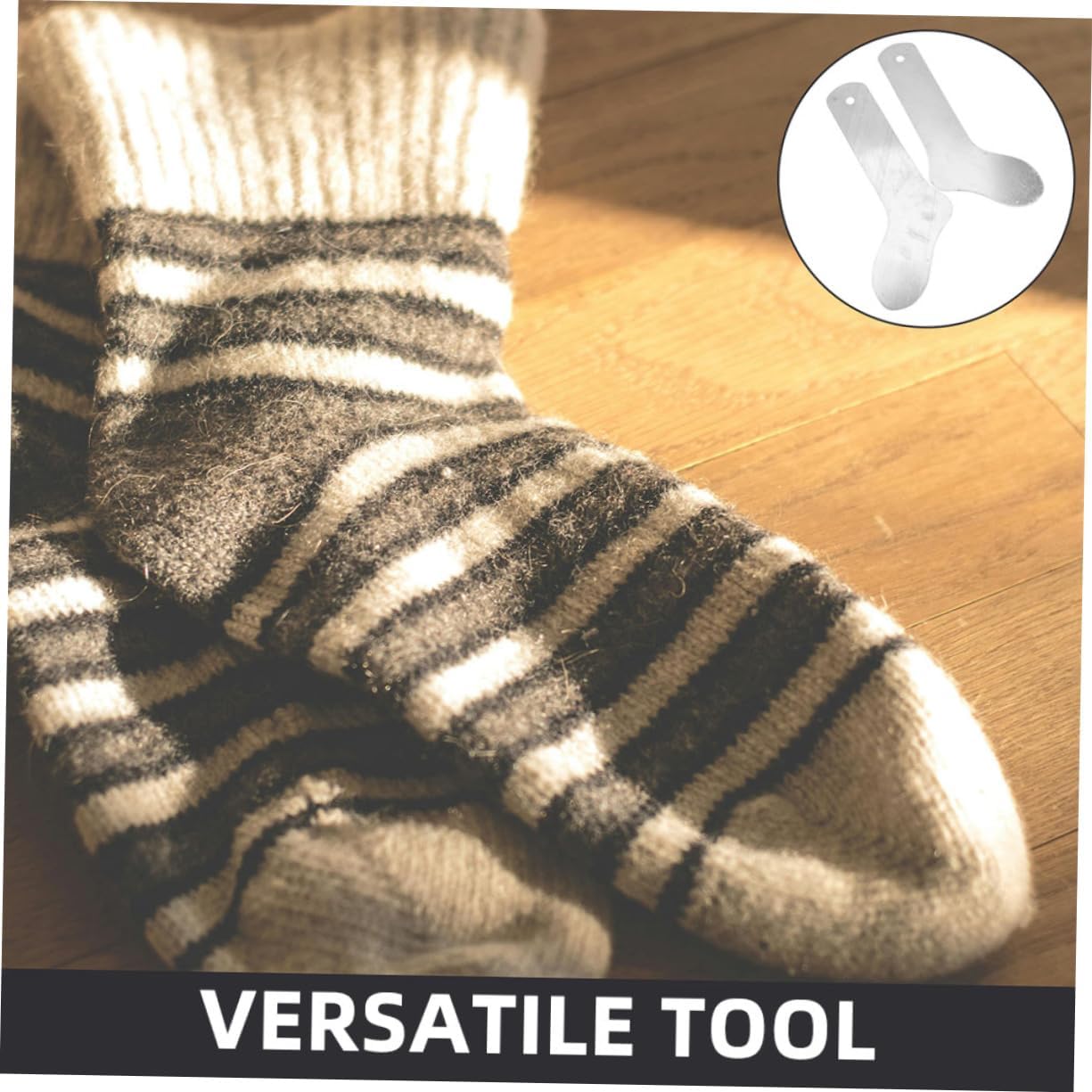 DOITOOL 4pcs Aluminum Sock Shaping Board Sock Accessories for Blockers Knitting