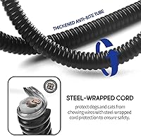 Vista 2 de PUPPY LOVE Almohadilla térmica para mascotas, alfombrilla térmica impermeable para perros y gatos con temporizador de 5 niveles y temperatura