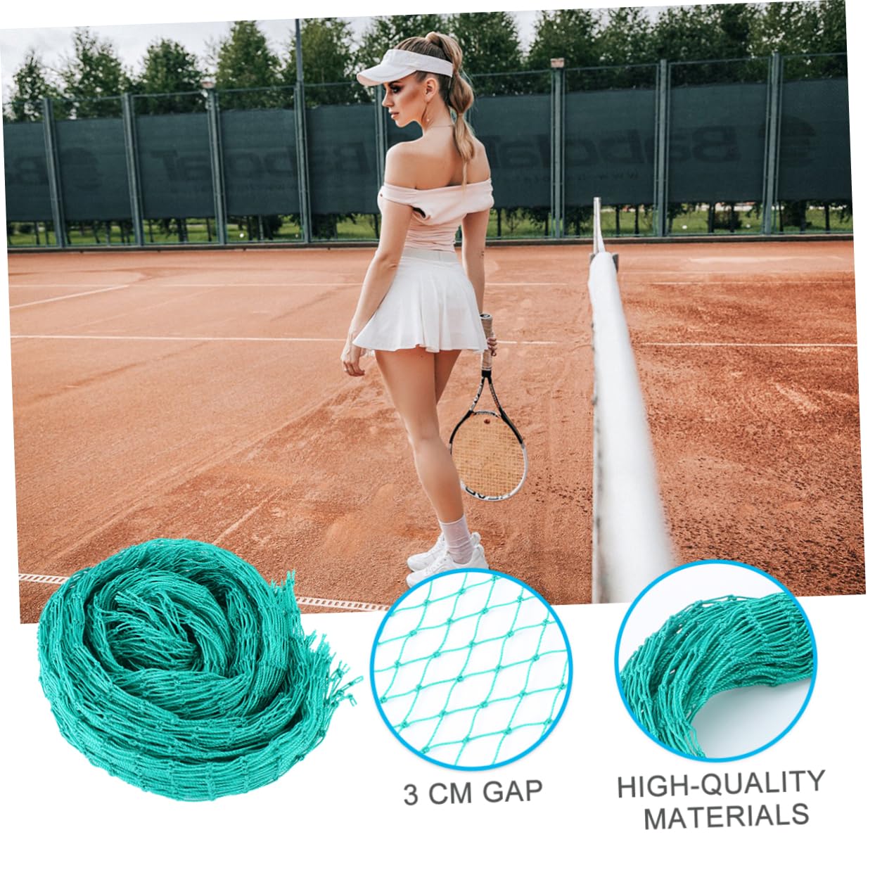 Anneome Outdoor Golf Netting Golf Nets for Backyard Security Mesh for Stairs Multi Purpose Course Net Banister Guard
