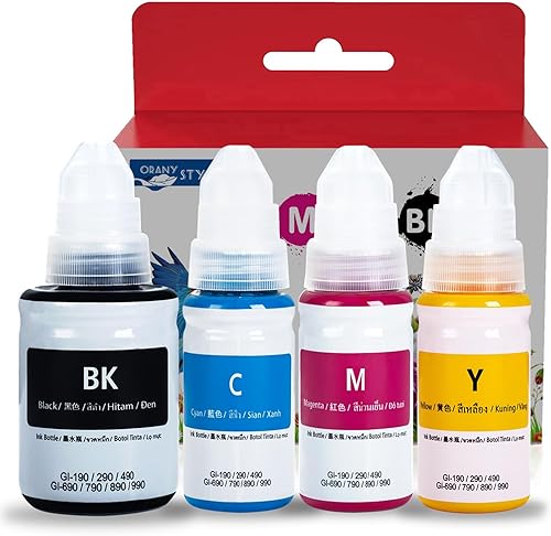 Miniatura 2 de Botellas de tinta de repuesto compatibles GI290 para Canon PIXMA G1000 G1200 G1800 G2100 G2200 G2400 G2800 G3200 G3600 G3800 G4100 G4600 G4210