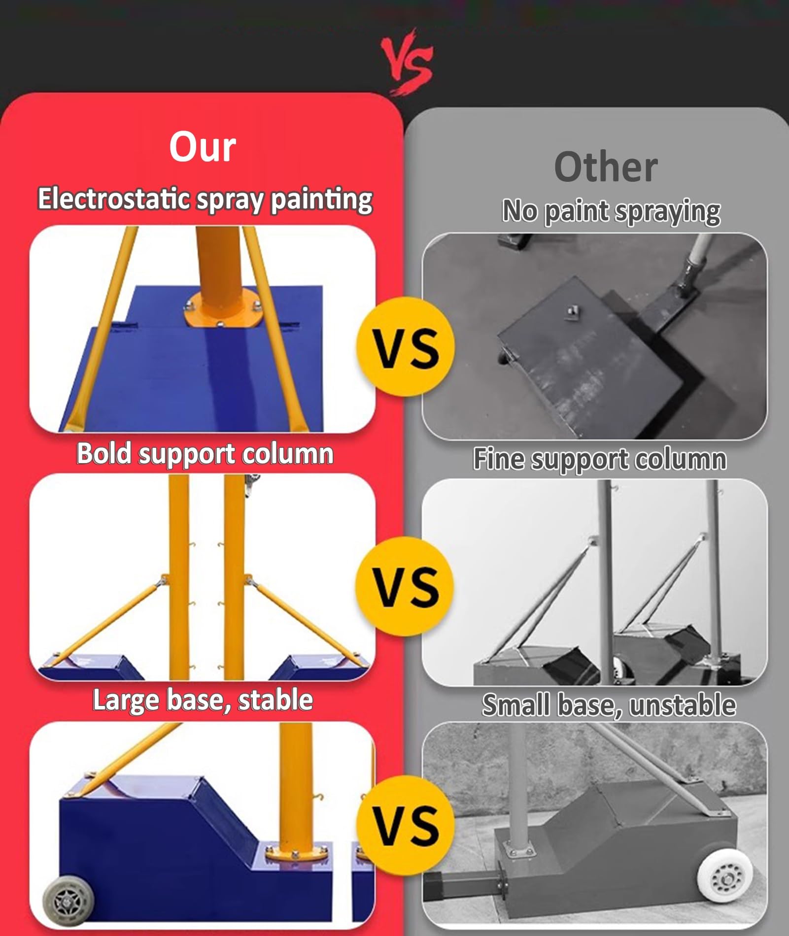 Red de Voleibol/bádminton con Base Estable y Ruedas portátiles para Uso en Interiores y Exteriores (Estilo 8)