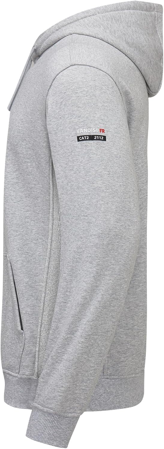 FR Hoodies for Men 100% C Flame Resistant Pullover 10.5oz FR Sweatshirt Heavy Weight Hooded Shirt - Image 4